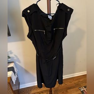 Black Worthington knee length dress. Size 18w
